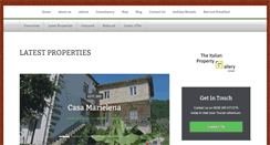 Desktop Screenshot of italianpropertygallery.com